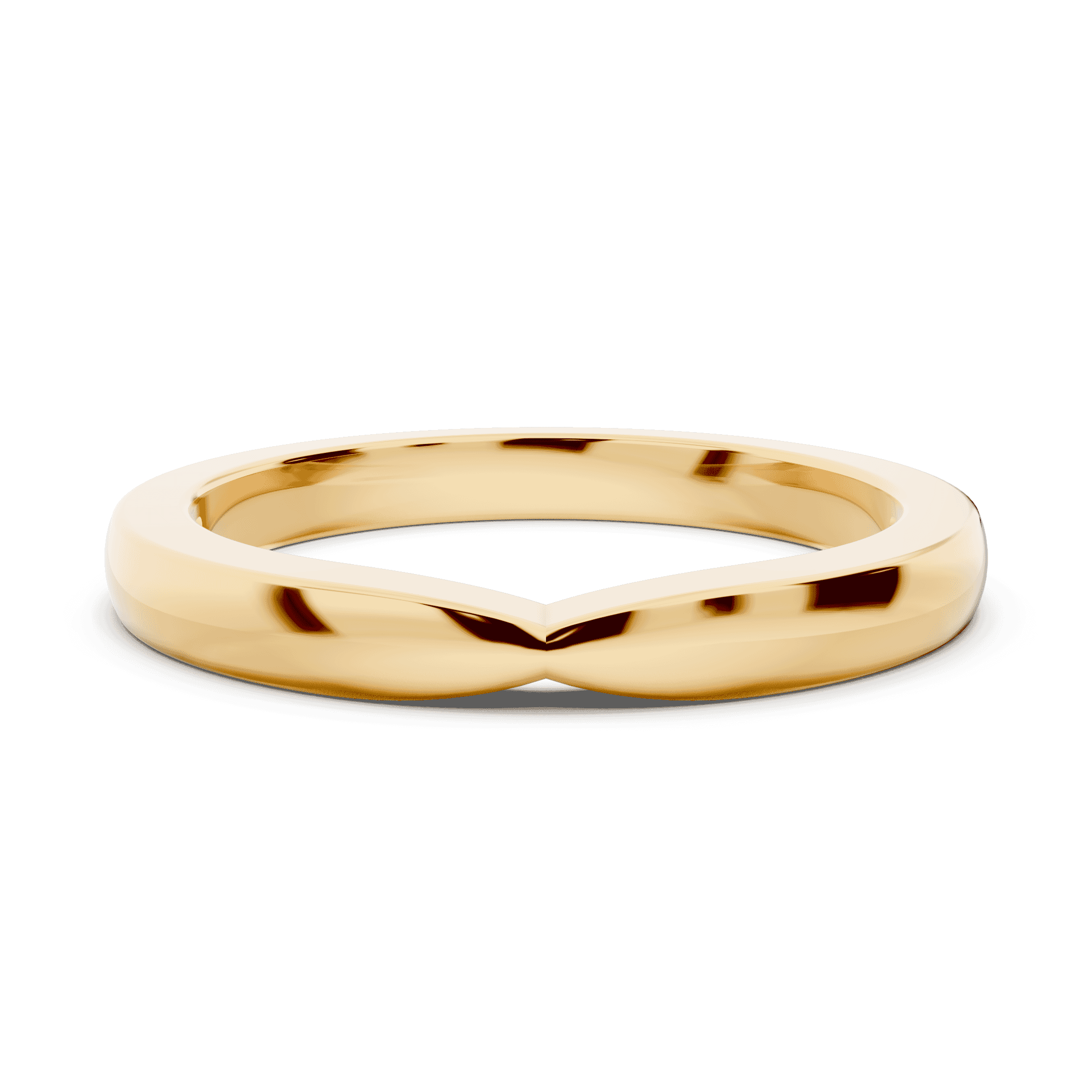 Alden Pinched Wedding Band (2.2mm)