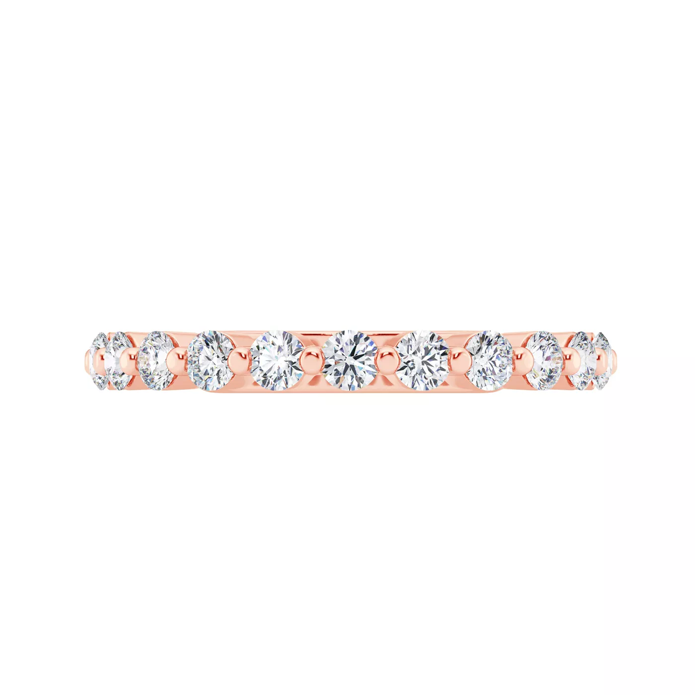 Signature Hearts & Arrows Shared Prong Band (3/4ct. tw.)