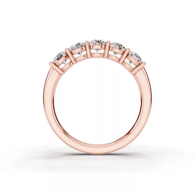 Signature Hearts & Arrows  Five-Stone Diamond Band (1.00 ct. tw.)