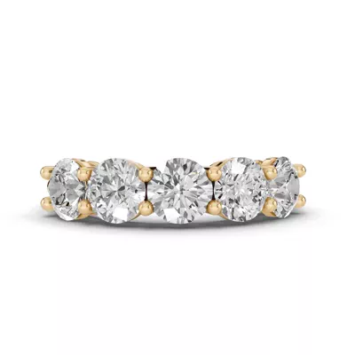 Signature Hearts & Arrows  Five-Stone Diamond Band (2.50 ct. tw.)