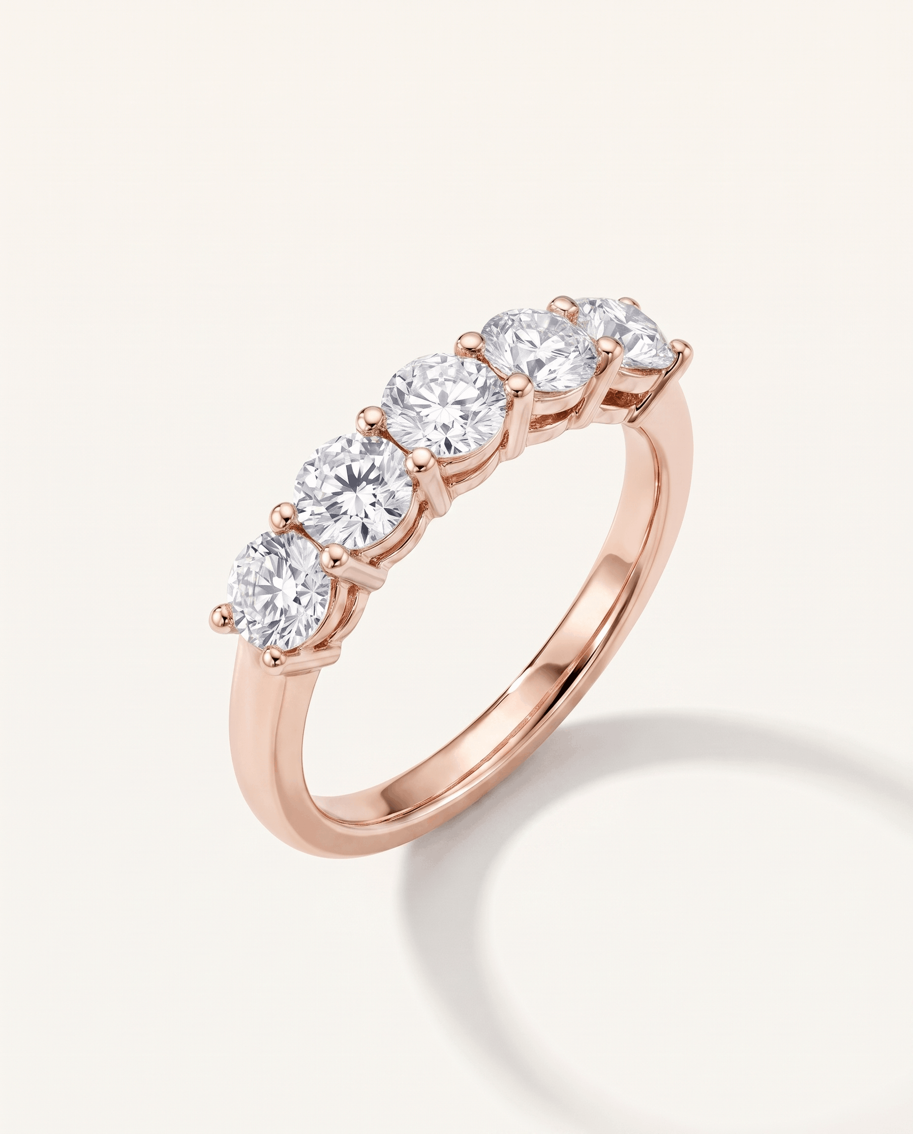 Signature Hearts & Arrows  Five-Stone Diamond Band (1.00 ct. tw.)