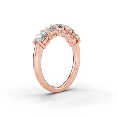 Signature Hearts & Arrows  Five-Stone Diamond Band (1.50 ct. tw.)