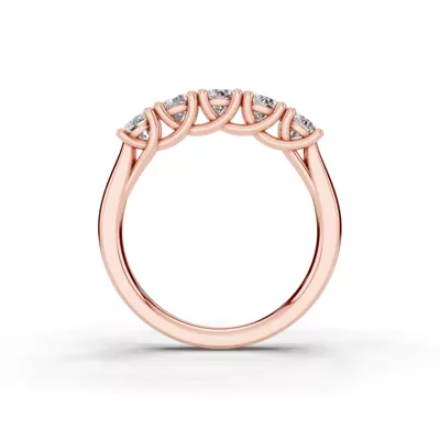 Signature Hearts & Arrows  Trellis Five-Stone Diamond Band (1.00 ct. tw.)