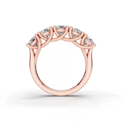 Signature Hearts & Arrows  Trellis Five-Stone Diamond Band (3.00 ct. tw.)