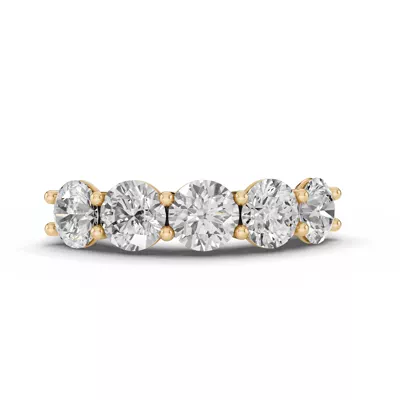 Signature Hearts & Arrows  U-Prong Five-Stone Diamond Band (3.00 ct. tw.)