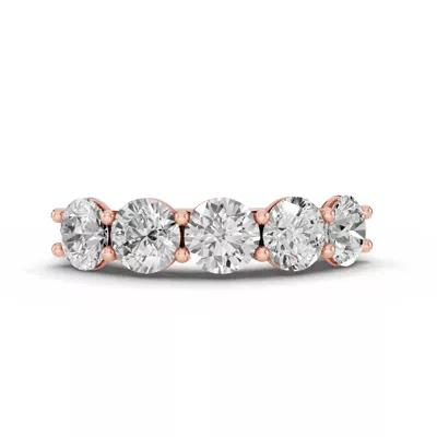 Signature Hearts & Arrows  U-Prong Five-Stone Diamond Band (2.50 ct. tw.)