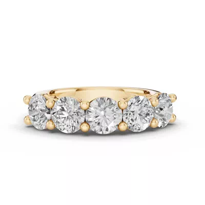 Sculpted Heart 5-Stone Diamond Band (3.00 ct. tw.)
