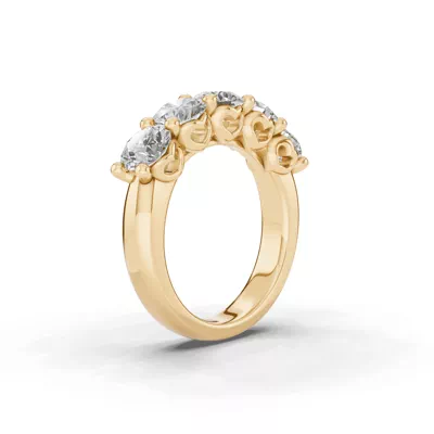 Sculpted Heart 5-Stone Diamond Band (3.00 ct. tw.)
