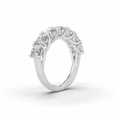 Signature Hearts & Arrows  Trellis Seven-Stone Diamond Band (2.50 ct. tw.)