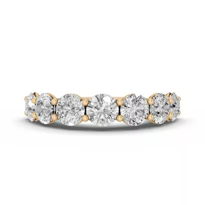 Signature Hearts & Arrows  U-Prong Seven-Stone Diamond Band (3.00 ct. tw.)