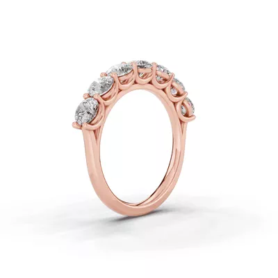 Signature Hearts & Arrows  U-Prong Seven-Stone Diamond Band (2.00 ct. tw.)