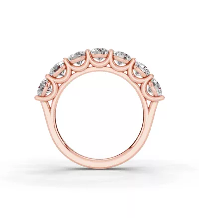 Signature Hearts & Arrows  U-Prong Seven-Stone Diamond Band (2.50 ct. tw.)