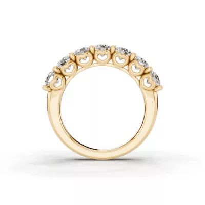 Sculpted Heart 7-Stone Diamond Band (2.00 ct. tw.)