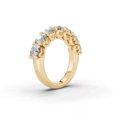 Sculpted Heart 7-Stone Diamond Band (3.00 ct. tw.)