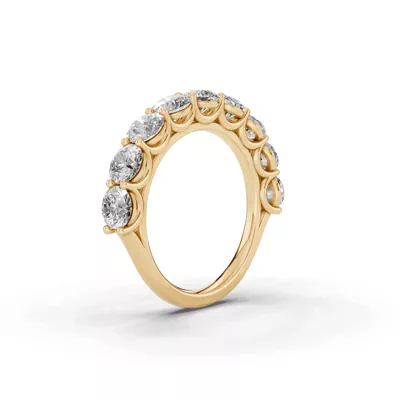 Tradition U-Prong Nine-Stone Diamond Band (3.00 ct. tw.)