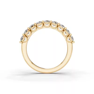Sculpted Heart 9-Stone Diamond Band (1.00 ct. tw.)
