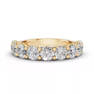 Sculpted Heart 9-Stone Diamond Band (3.00 ct. tw.)