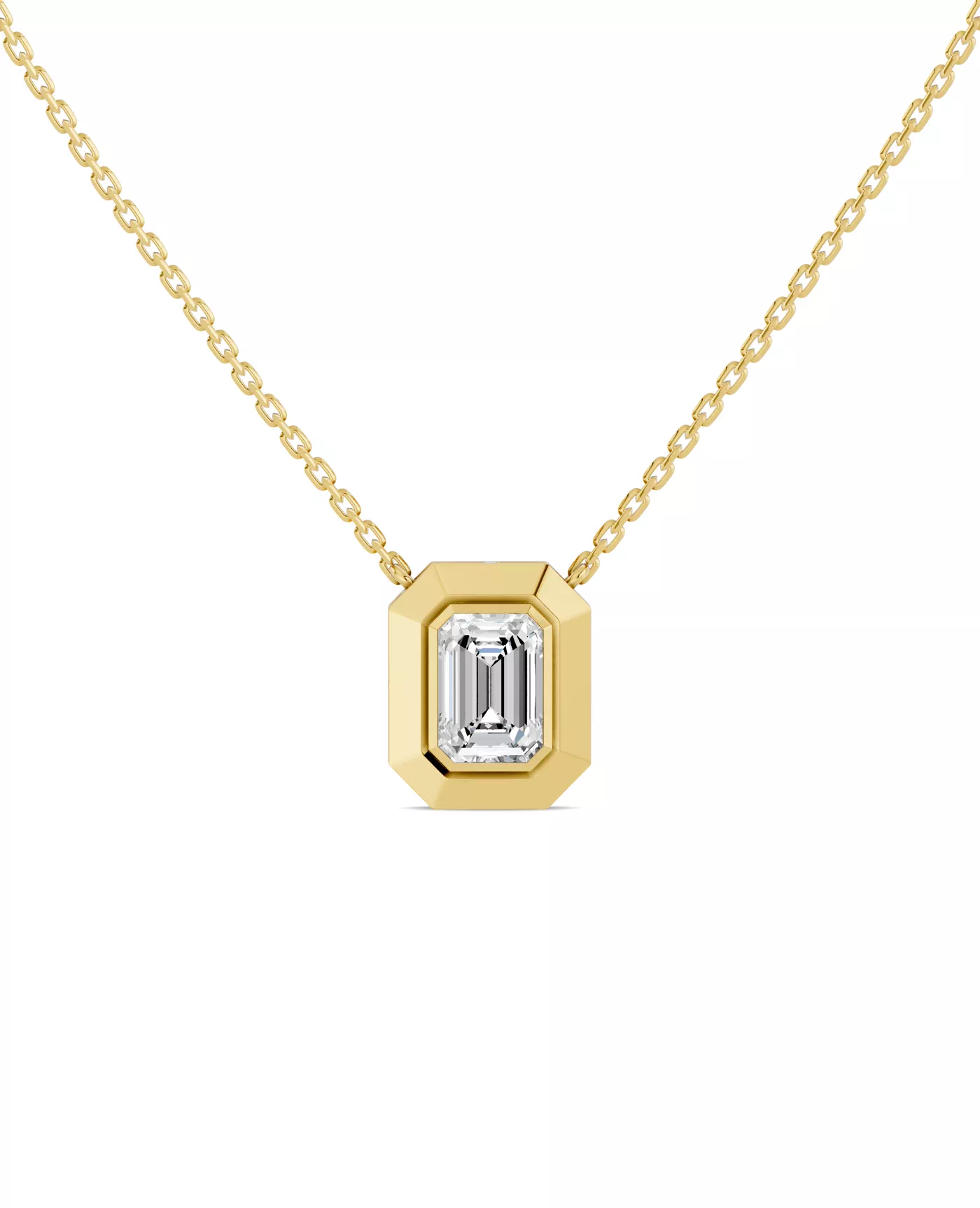 Diamond-First Design 14K Yellow Gold Engagement Ring