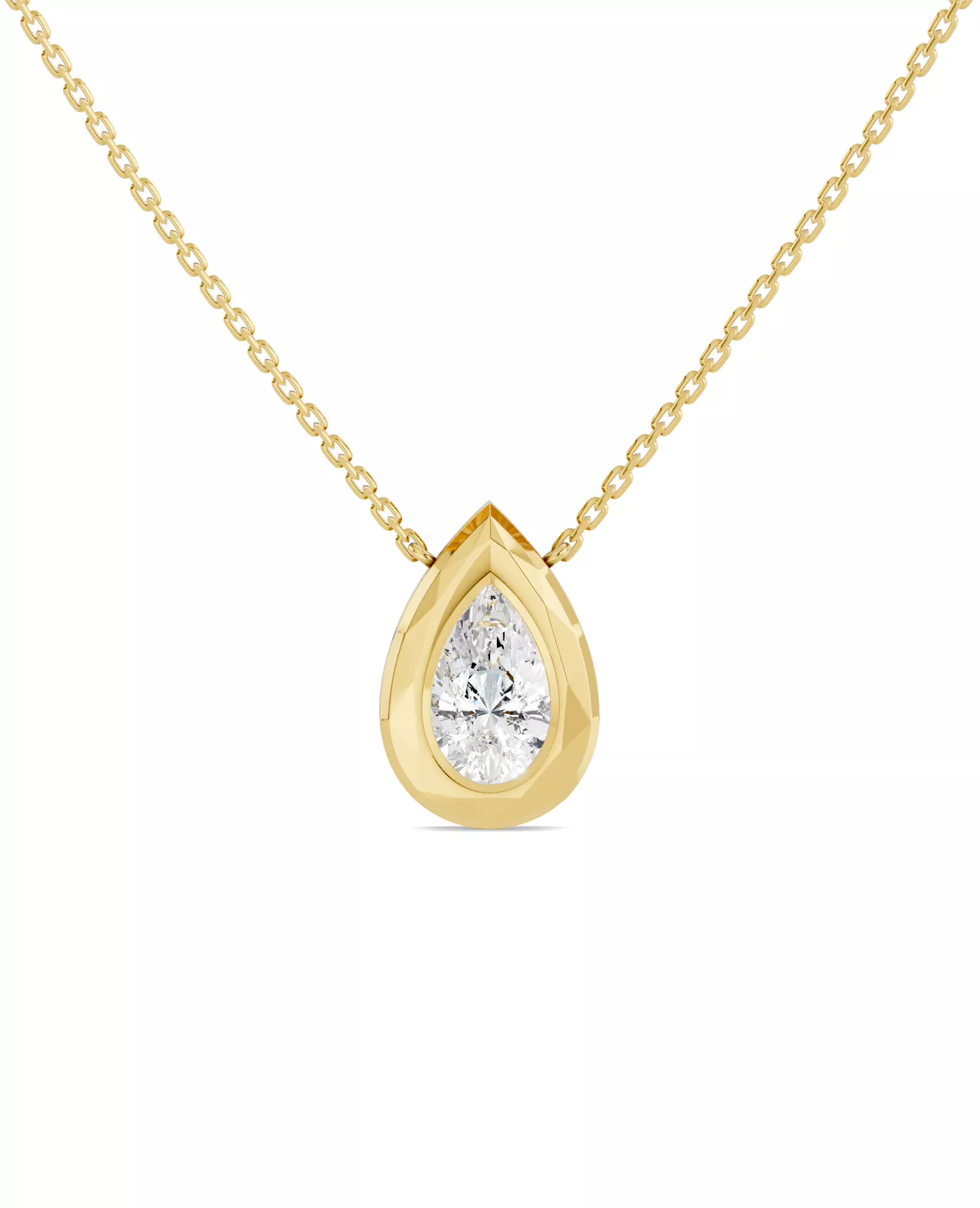 Diamond-First Design 14K Yellow Gold Engagement Ring
