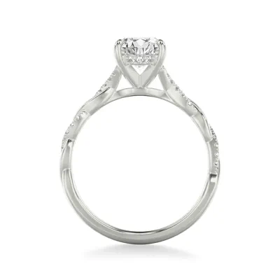 Kayleigh Lab Diamond Twist 1.50 ct. Oval Lab Engagement Ring