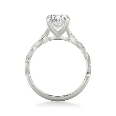 Kayleigh Lab Diamond Twist 2.00 ct. Oval Lab Engagement Ring