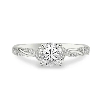 Kayleigh Lab Diamond Twist 1.00 ct. Round Lab Engagement Ring