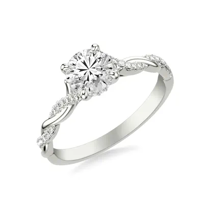 Kayleigh Lab Diamond Twist 1.00 ct. Round Lab Engagement Ring
