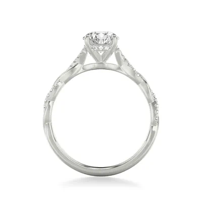 Kayleigh Lab Diamond Twist 1.00 ct. Round Lab Engagement Ring