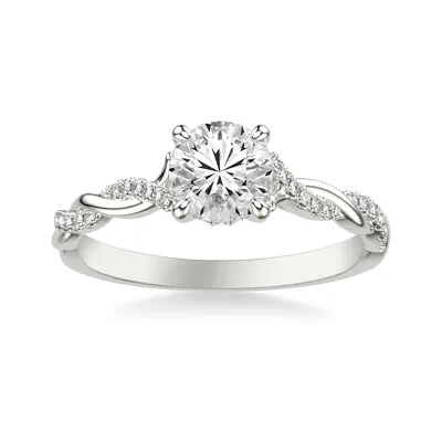 Kayleigh Lab Diamond Twist 1.00 ct. Round Lab Engagement Ring
