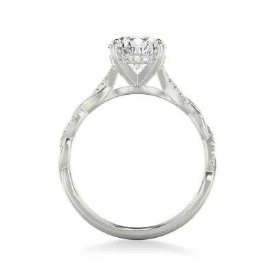 Kayleigh Lab Diamond Twist 1.50 ct. Round Lab Engagement Ring