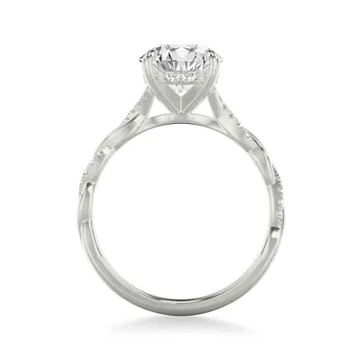 Kayleigh Lab Diamond Twist 2.00 ct. Round Lab Engagement Ring