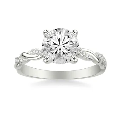 Kayleigh Lab Diamond Twist 2.00 ct. Round Lab Engagement Ring