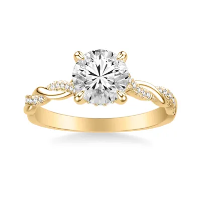 Kayleigh Lab Diamond Twist 1.50 ct. Round Lab Engagement Ring