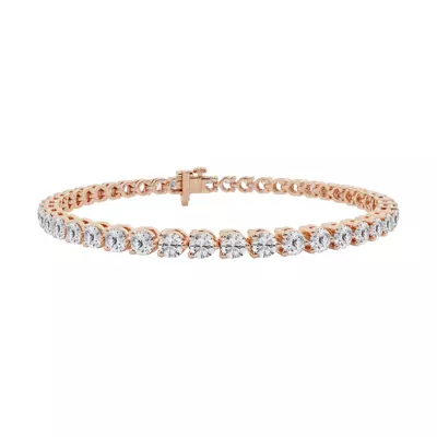 Three-Prong Lab Diamond Tennis Bracelet (5 ct tw)