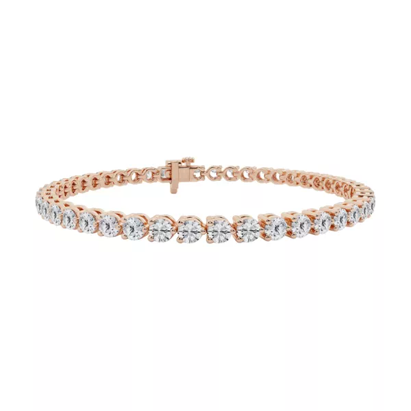 Three-Prong Lab Diamond Tennis Bracelet (5 ct tw)