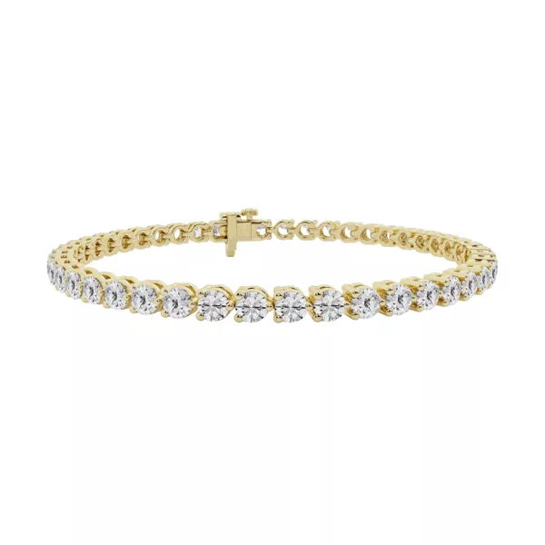 Three-Prong Lab Diamond Tennis Bracelet (5 ct tw)