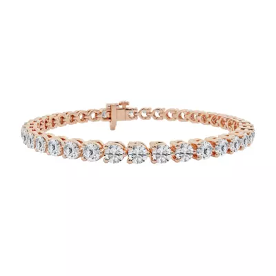 Three-Prong Lab Diamond Tennis Bracelet (7 ct tw)