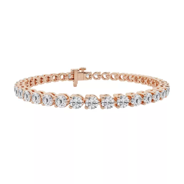 Three-Prong Lab Diamond Tennis Bracelet (7 ct tw)