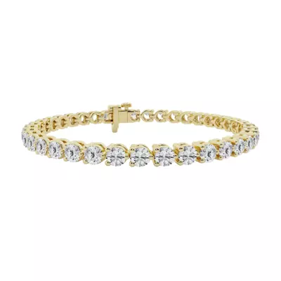 Three-Prong Lab Diamond Tennis Bracelet (7 ct tw)