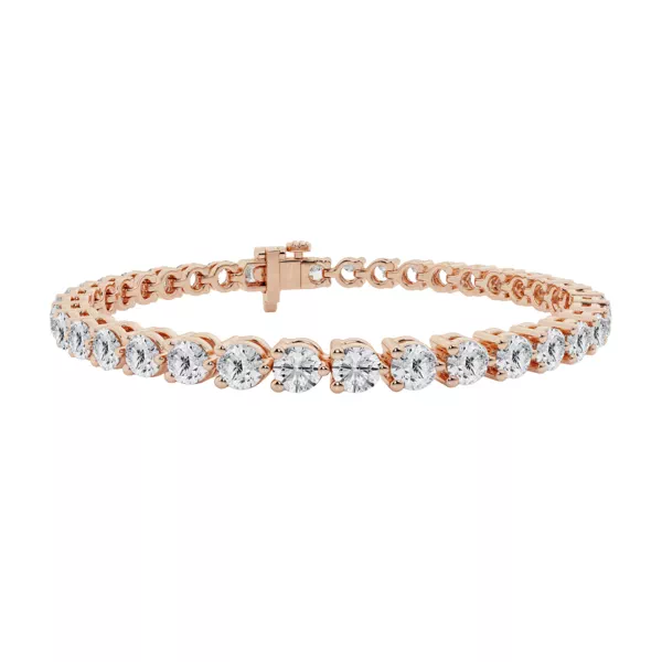Three-Prong Lab Diamond Tennis Bracelet (8 ct tw)