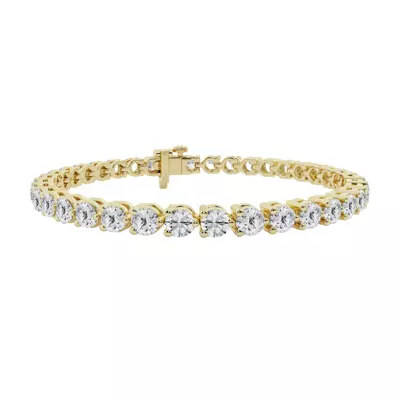 Three-Prong Lab Diamond Tennis Bracelet (8 ct tw)