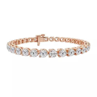 Three-Prong Lab Diamond Tennis Bracelet (10 ct tw)