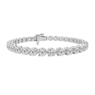 Three-Prong Lab Diamond Tennis Bracelet (10 ct tw)