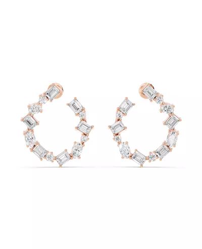 Spotlight Mixed Shape Lab Diamond Hoops