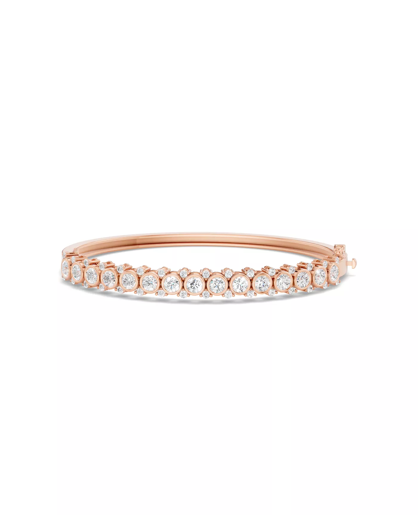 The Circle That Stays 14K Rose Gold Engagement Ring