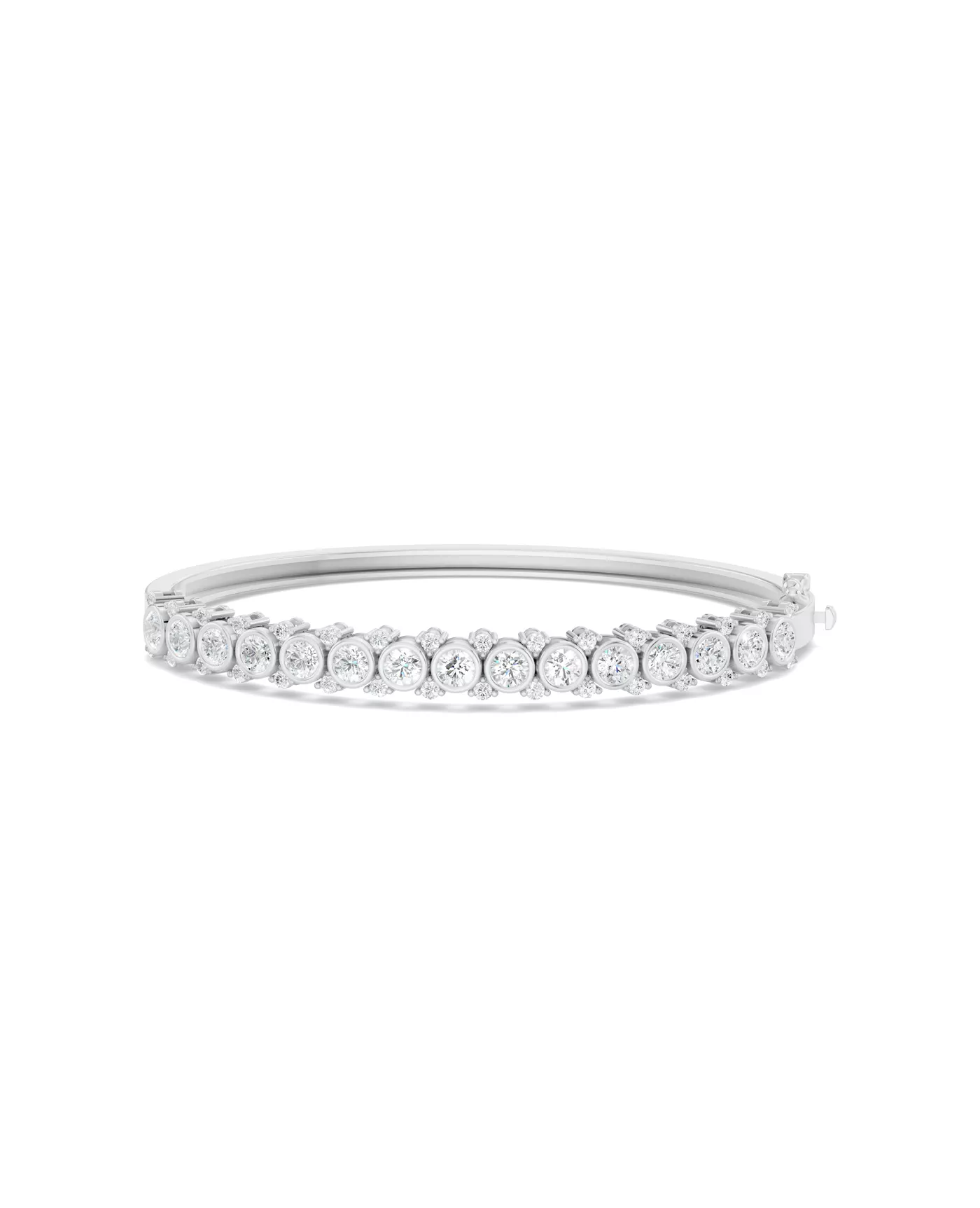 The Circle That Stays 14K White Gold Engagement Ring