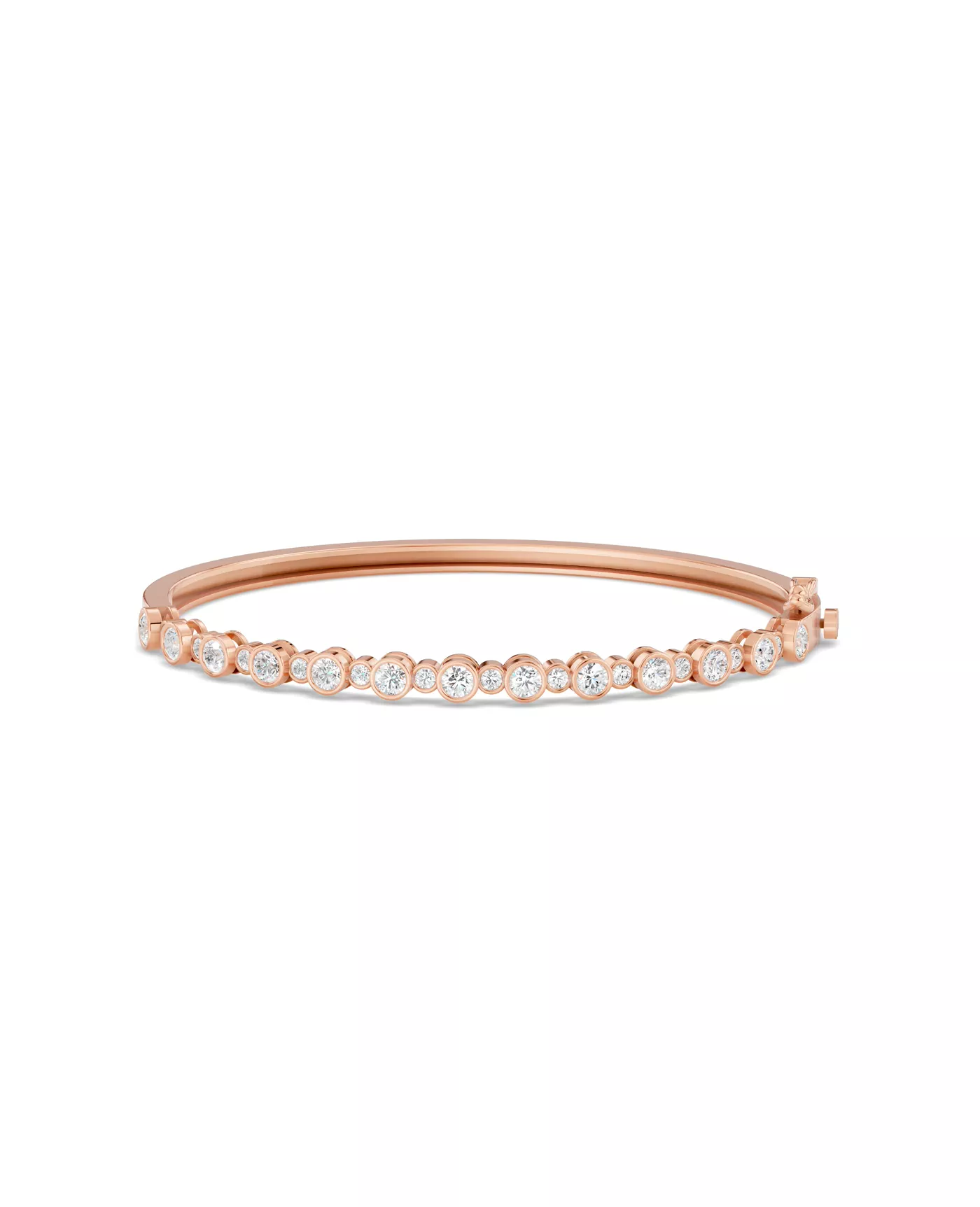 The Circle That Stays 14K Rose Gold Engagement Ring