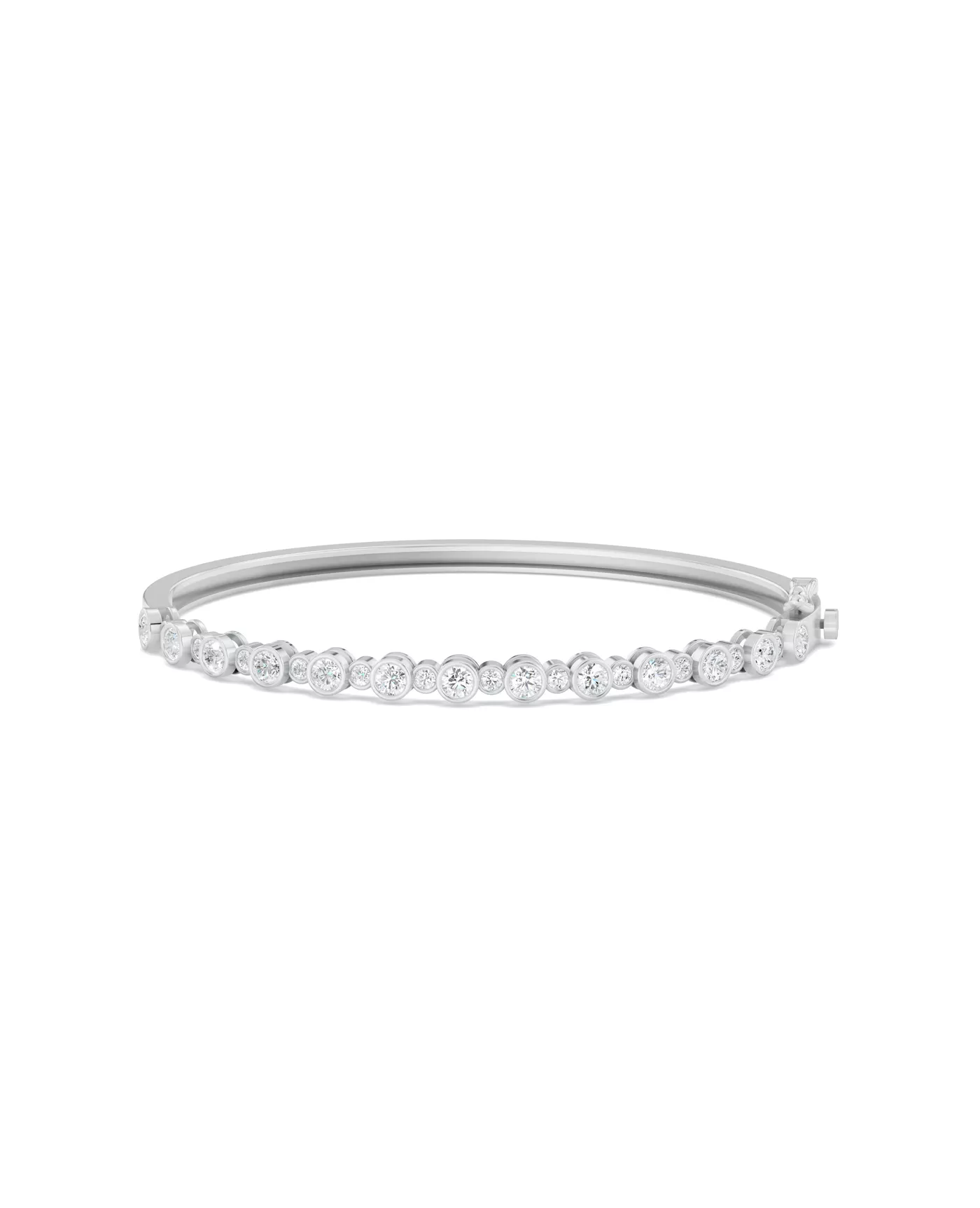 The Circle That Stays 14K White Gold Engagement Ring