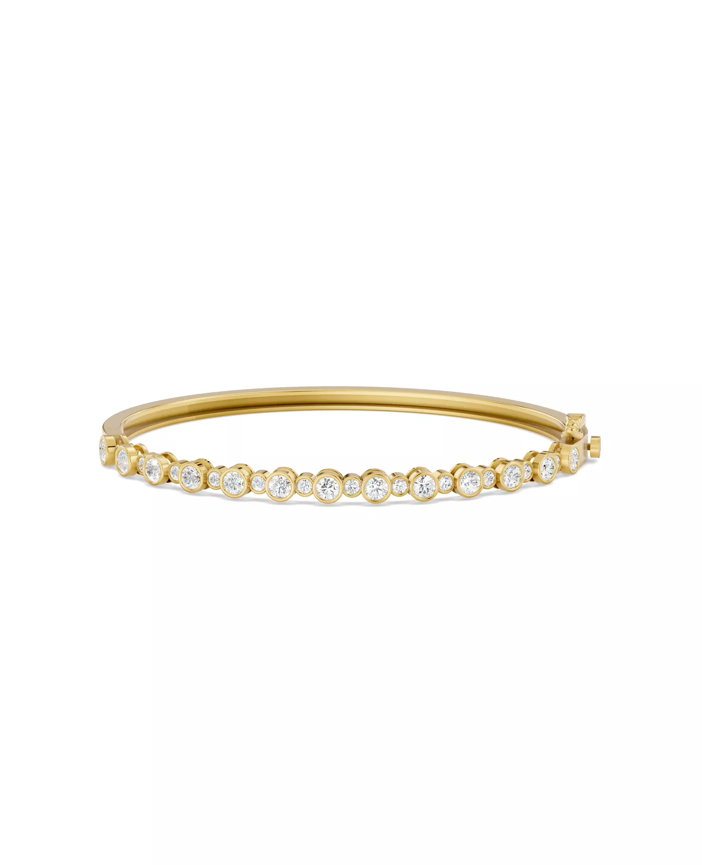 The Circle That Stays 14K Yellow Gold Engagement Ring