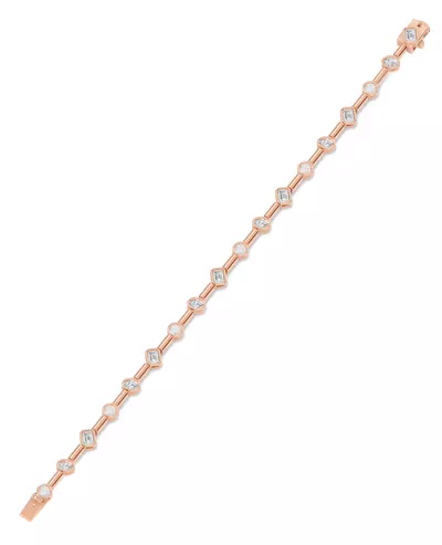 Mixed-Shape Bezel Bar Lab Diamond Bracelet (2.80 ct. tw.)